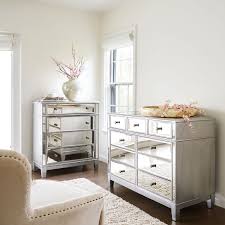 Hayworth Mirrored Silver Chest Dresser Bedroom Set Mirrored Bedroom Furniture Diy Furniture Bedroom Mirrored Furniture Decor