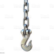 Foto De Gancho De Prata E Corrente Pendurado 3d E Mais Fotos De Stock De Corrente Istock