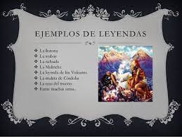 La leyenda es una narración de un suceso maravilloso , que se basa en algo real pero transformado por la fantasía popular. Mitos Y Leyendas