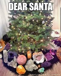 Crystals For Christmas Please Holiday Merry Christmas To All Christmas Tree