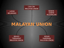 Malayan union (mu) diperkenalkan tahun 1946. Ppt Malayan Union Gloria Wan Academia Edu
