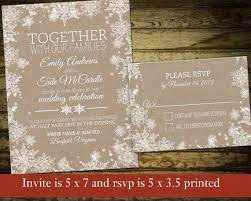 Diy Winter Wedding Invitation Printable Rustic By Notedoccasions 37 50 Christmas Wedding Invitations Winter Wedding Invitations Fun Wedding Invitations