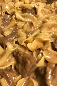 Creamy Beef Tips With Egg Noodles Recipe Beef Tip Recipes Beef Tips And Noodles Meat Recipes