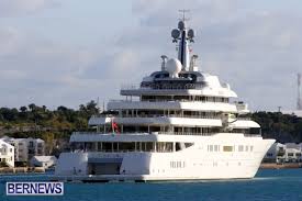 World S Largest Super Yacht In St George S Bermuda The Eclipse Is Over 500 Ft Long And Owned By Russian Billionaire Roman Abramovich