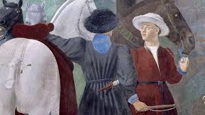 5 Arezzo Ar Basilica Di San Francesco Cappella Bacci Piero Della Francesca Leggenda Della Vera Croce Adorazione Della Croce E Incontro Tra Salomone E La Regina Di Saba