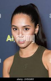 Paris, France. November 09, 2021, Mai-Lee Santos-Virard attends 'ANGELE'  Netflix documentary premiere at Le Grand Rex