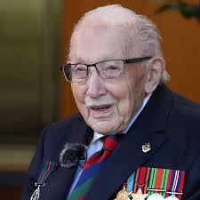 Captain sir tom moore was admitted to hospital on sunday with coronavirus after battling with pneumonia. Ru Swgpxdtpjrm