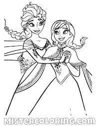 Free printable elsa & anna coloring pages. Queen Anna Princess Elsa Frozen 2 Coloring Pages For Kids Sweet21forever