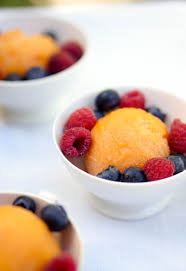 Papaya Lime Sorbet Recipe Lime Sorbet Sorbet Recipes Papaya Sorbet