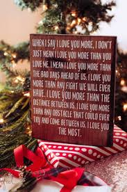 I Love You More Rustic Home Decor Gift For Him Gift For Etsy Wood Christmas Decorations Cute Boyfriend Gifts Diy Valentines Gifts
