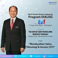 Kini, mosti diterajui oleh yb haji khairy bin jamaluddin, selaku menteri sains, teknologi dan inovasi dan yb tuan haji ahmad amzad hashim selaku timbalan menteri sains, teknologi dan inovasi yang telah mengangkat sumpah pada 10 mac 2020. Tv1 Merakyatkan Sains Teknologi Inovasi Sti Facebook