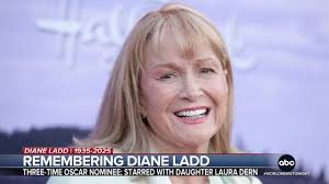 Actress Diane Ladd, who's known for her starring roles in "Alice Doesn't  Live Here Anymore" and "Chinatown," has died at age 89. Appearing in over  120 films and TV shows, Ladd's career