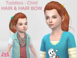15854 (it's the curls, sorry!) custom content brings additional hair , clothing, stuff and other downloads to the game. Colores Urbanos Child Toddler Hair Hair Bow