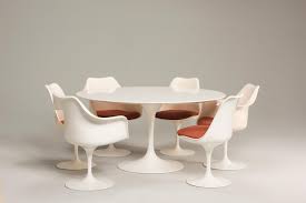eero saarinen knoll production 1960s chairs and tulip laminated table for sale at 1stdibs tulip chair dining eero saarinen furniture eero saarinen