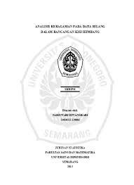 Please copy and paste this embed script. Top Pdf Pendugaan Data Hilang Dengan Metode Yates Dan Algoritma Em Pada Rancangan Lattice Seimbang 123dok Com