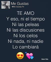 Te Amooooooooo Mi Nina Hermosa Mi Amor Por Ti Es Verdadero Y Nada Ni Nadie Lo Cambiara Mi Preciosa Frases Bonitas Palabras Para Mi Novio Frases Cursis