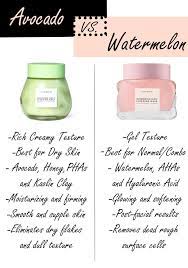 Glow Recipe Sleeping Masks Avocado Vs Watermelon Helen G Bailey Sleep Mask Anti Aging Oils Skin Care