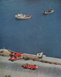 July 17, 1995, balcarce, argentina gp participations: Monaco 1957 Juan Manuel Fangio Before The Tunnel On The Wooden Barriers The Retired Ferraris Of Mike Hawthorn And Peter Collins Formula1