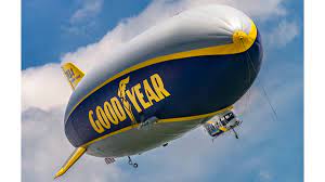 The goodyear zeppelin is on his way to the eifel today. Big Business Aopa