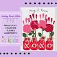 Messy Playdate: Valentine Hand Print Flowers