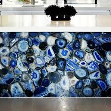 Free shipping on orders over $25 shipped by amazon. Blue Agate Backlit Slab At Kanishk A Unique Blend Of Nature Craft Beautiful Houses Interior Gemstone Countertops Corridor Design