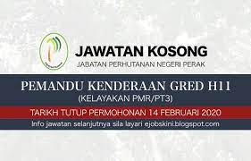 10 jawatan kosong di jesselton sdn via kerjakosonglabuan.blogspot.my. Jawatan Kosong Jabatan Perhutanan Negeri Perak Februari 2020