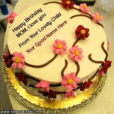 Did you have amazing birthday parties when you were a kid? Mother Birthday Cake Name Pictures Latestwishes In