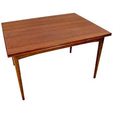 Mckayla distressed brown wood flip top table: Dux Walnut Flip Top Dining Table At 1stdibs