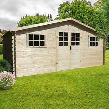 abri de jardin en emboites bois solid 17 65m