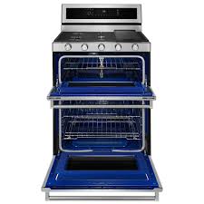 Or for attachment to another object. Kitchenaid 30 Freestanding Gas Double Oven Range Kfgd500ess