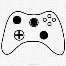 Hitam Putih Kontroler Game Permainan Video Gambar Png