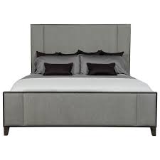 The difference between a california king — also known as a cal king — and a standard king is the size and shape of the mattress. Bernhardt Linea Transitional California King Upholstered Bed With Panel Design Wayside Furniture Upholstered Beds