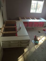 Diy Corner Bed Frame Corner Bed Frame Kid Room Decor Bed In Corner All you really need is a lot of staples and a little patience.