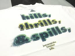 Vintage Nike Acg Shirt Hills Thrills Spills Just Avoid The Hospital Bills White Size L Good Condition 90s Nike All Vintage Nike Helly Hansen Jacket Nike Acg
