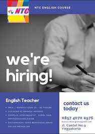 Pelbagai jenis instrumen perdagangan dengan carta secara langsung, anda sentiasa mengetahui sebarang perkembangan mengenai forex. Lowongan Guru Bahasa Inggris Ntc Yogyakarta Linguistik Id