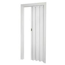 Spectrum 32 In X 80 In Fusion Vinyl White Accordion Door Prfu3280wh At The Home Depot Mobile Accordion Doors Temporary Door Folding Doors