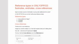Wondering how to do footnotes? Insert Footnotes Onlyoffice