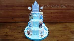 Kue ulang tahun frozen bandung cookies in 2018 pinterest cake. Kue Ultah Frozen Tingkat Terbaru Dgn Mainan Elsa Frozen Youtube