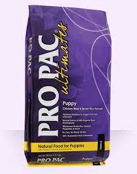 That this is a great food to feed your pet! Puppy Chicken Meal Brown Rice Formula Pro Pac Ultimates