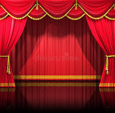 Theater Curtains With Backdrop Rendered 3d Model Of Red Velvet Curtains With Go Sponsored Model Red Velvet Theatre Curtains Stage Curtains Curtains