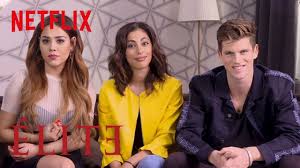 Danna Paola Miguel Bernardeau And Mina El Hammani Teach You Spanish Elite Netflix Youtube
