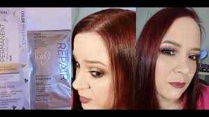 Advantages of ion demi permanent hair color, the ion demi permanent hair color chart and a detailed instruction for applying ion demi. Ion Radiant Raspberry Hair Dye Tutorial Youtube