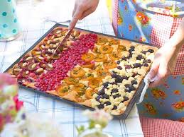 Vierlander Obstkuchen Vom Blech Rezept Lecker Obstkuchen Rezepte Mit Obst Obstkuchen Blech