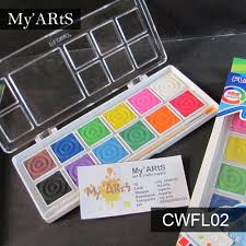 Lukisan lain yang dapat menghasilkan karya 3 dimensi sangat banyak. Flomo Watercolor Cake 12c Cat Air Van Gogh Lukisan