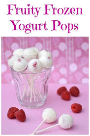 Mix ingredients and fill the bottom of the cake pop mould ¾ of the way up and place the other mould on top. Fruity Frozen Yogurt Pops Eats Amazing