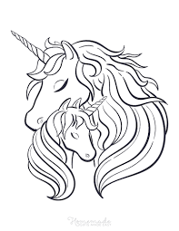 Incredible unicorns coloring page to print and color for free. 75 Magical Unicorn Coloring Pages For Kids Adults Free Printables