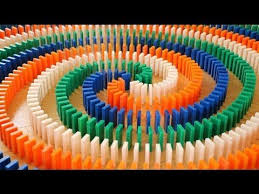 22 000 Dominoes Fall In Mind Bogglingly Elaborate Setup By Hevesh5 Domino Art Domino Cool Animations