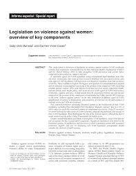The violence against women act of 1994 (vawa) was a united states federal law (title iv of the violent crime control and law enforcement act, h.r. Pdf Legislation On Violence Against Women Overview Of Key Components