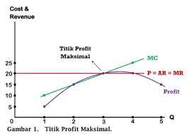Laba atau keuntungan atau profit adalah selisih antara total penerimaan perusahaan dengan total biaya produksi. Konsep Penerimaan Revenue Laba Profit Dan Maksimalisasi Laba Profit Maximization