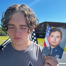 This morning, Zechariah weathered the heat to ensure two heroes who made  the ultimate sacrifice were honored with a 1-mile run. Though the run may  be over, these heroes will continue to